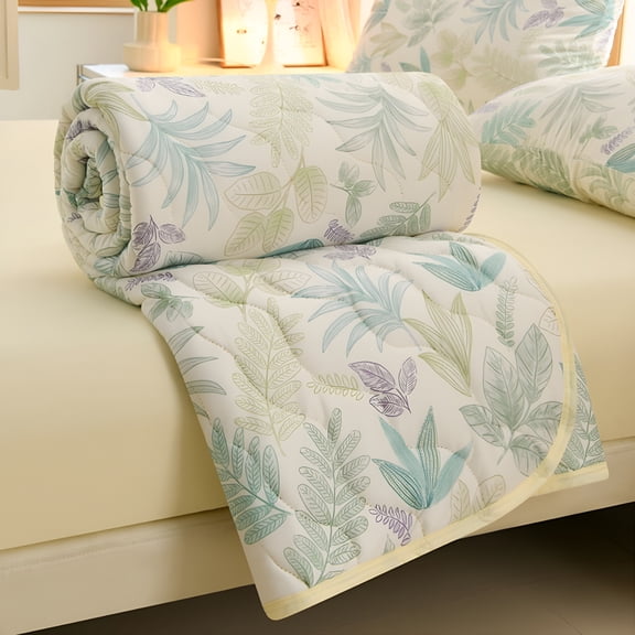 AUQ 2026 New Summer Cooling Quilt,Quilts for Queen Bed,Thin Comforter,Air Conditioning Quilt,Full Bed Size Cooling Quilt,Reversible Hypoallergenic Lightweight Summer Quilt for Bedding