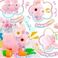 thumbnail image 3 of Bunby Bunny Plush Bunny Toys for Kids - Interactive Electronic Rabbit with Sounds, Wiggling Ears, Hopping Motion, Leash - Perfect for Easter, Christmas, or Birthday Gifts, 3 of 15