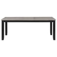 thumbnail image 3 of Elodie Rectangular 78-inch Extension Leaf Dining Table Black, 3 of 8
