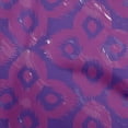 thumbnail image 1 of oneOone Georgette Viscose Purple Fabric Asian Ikat Craft Projects Decor Fabric Printed By The Yard 42 Inch Wide, 1 of 4