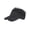 Black/Black, variant on BOKYAN Wig Baseball Cap for Men Adults Short Fake Hair SunVisor Hat, Black/Orange (10 inches / 25.4 cm)