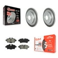 thumbnail image 1 of Transit Auto Rear Coated Disc Brake Rotors and Semi-Metallic Pads Kit for Car Mini Cooper KGS-102299, 1 of 11