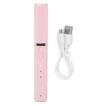 Fast-Heating Rechargeable Eyelash Curler for Long-Lasting curls, Pink