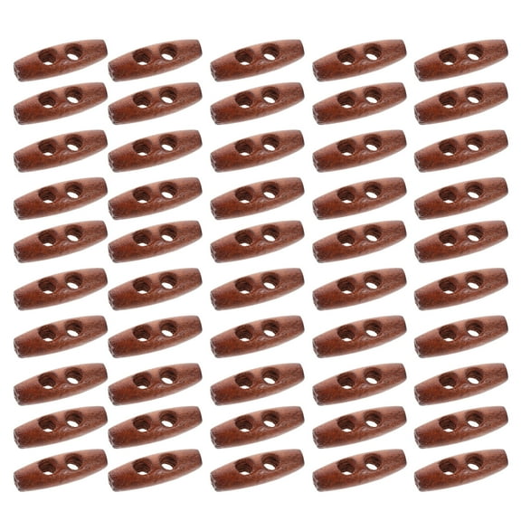 Brown Plastic Coat Buttons for DIY Use Easy to Sew on Coats Sweaters Jackets Size 1.5 inch