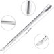thumbnail image 4 of Empujador y cortador de cutículas - Removedor y cortador de cutículas de acero inoxidable de grado profesional - Herramienta duradera de manicura y pedicura - para uñas de manos y pies - (plata) Shuxiu Wang 9024719204154, 4 of 5