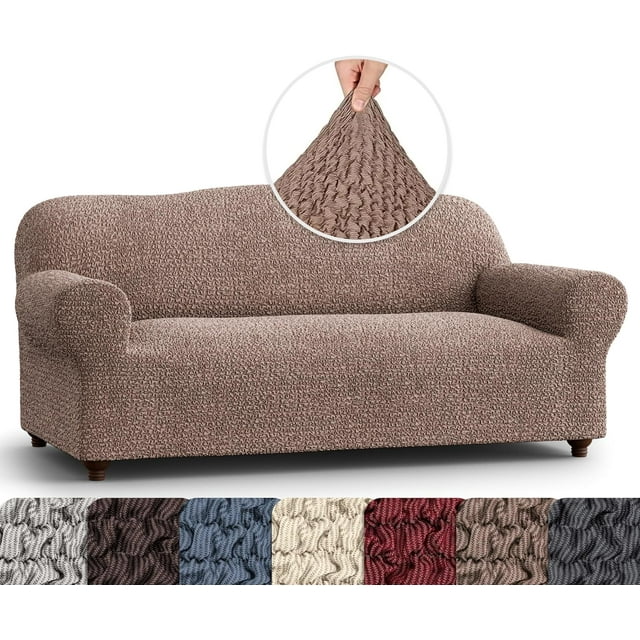 Chair Cover Armchair Cover Armchair Slipcover Cotton Fabric Slipcover Piece Form Fit Stretch Stylish Furniture Protector Mille Righe Collection (Chair) ()