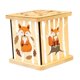 thumbnail image 2 of Organizador de alcancía de madera, adorno de escritorio, caja de ahorro de dinero, alcancía cuadrada para graduación, adultos, niños, recuerdo de Zorra, 2 of 8