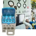 thumbnail image 3 of Distribution Terminal Block UKK - 80A Din Rail Terminal Blocks Distribution Box Electric Wire Connector Universal Power Junction Box with Protective Cover, 3 of 7