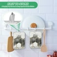 thumbnail image 4 of Yayeee Pot Holders Kitchen Heat Resistant with Pocket 7"x9.8" Cotton Oven Cooking Hot Pads, Grey Hexagons, 4 of 7