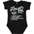 thumbnail image 3 of Inktastic Flower Girl Wedding Duties Girls Baby Bodysuit, 3 of 5
