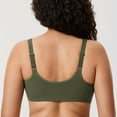 thumbnail image 2 of CHOK Women‘s Front Closure Bras Plus Size Lace Full Coverage Underwire Unlined Bra, 2 of 5
