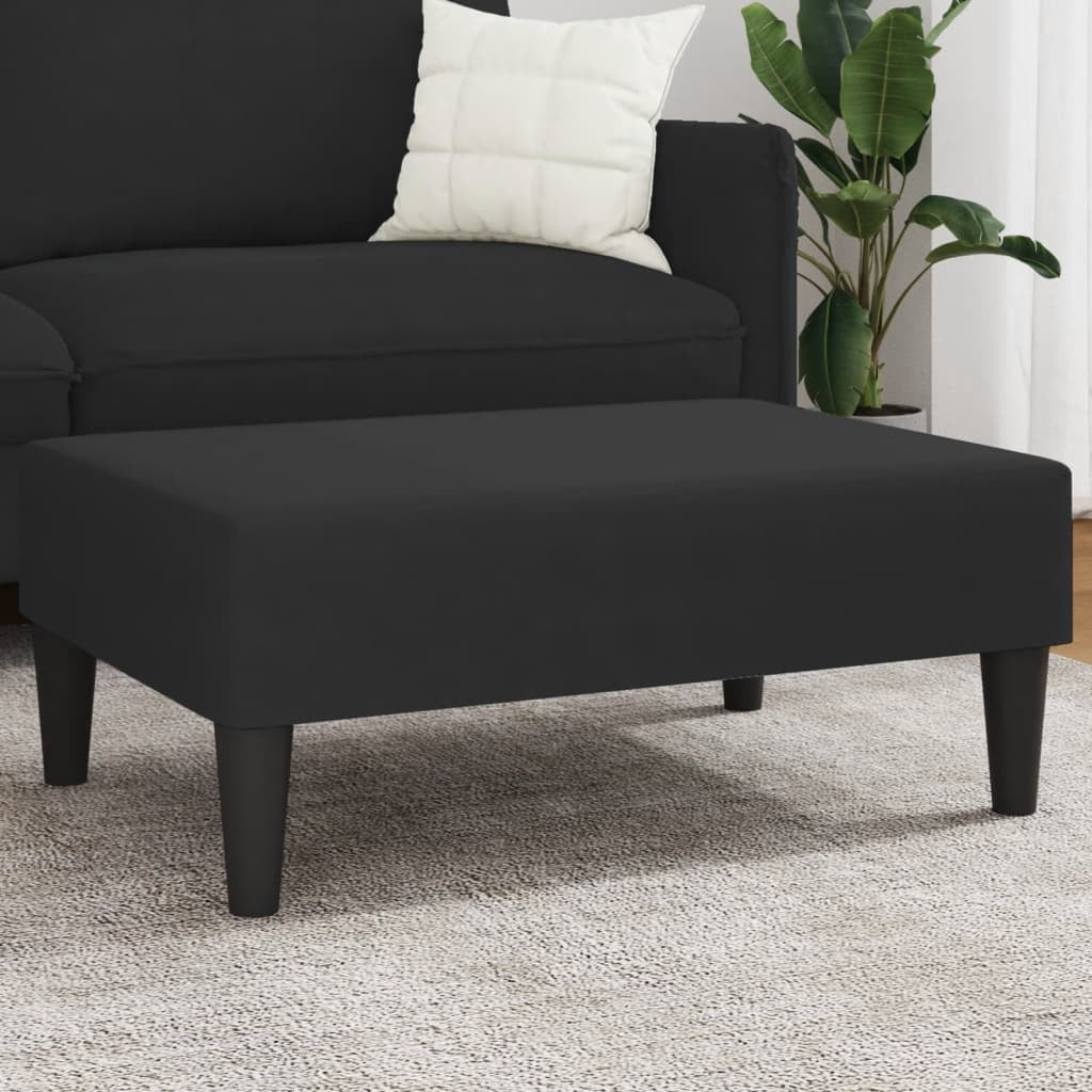 Repose-Pied Pouf VidaXL Gris Clair 70x55x41 Cm - Tabouret Canapé Chambre Salon Confortable