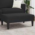 thumbnail image 1 of vidaXL Footstool Black 77x55x31 cm Velvet, 1 of 1