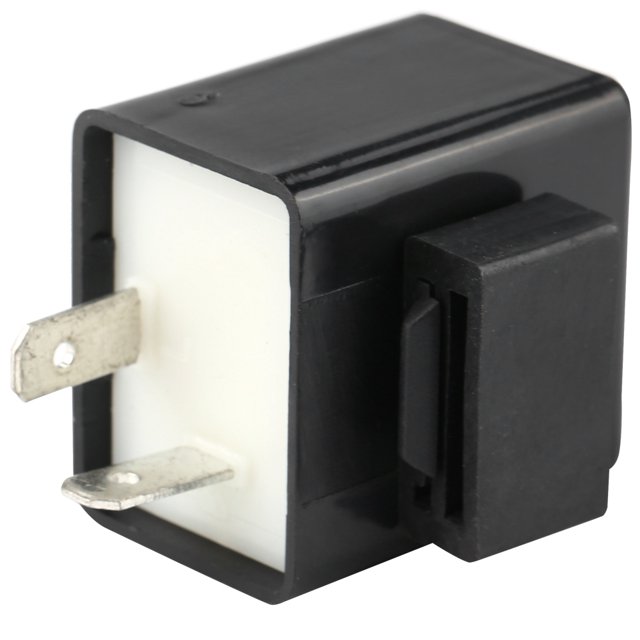 Relé de Intermitencia de 2 Pines, 12 V Se?al de Giro Electrónica Relé de Intermitencia Intermitente ara Motocicleta de Automóvil Relé de intermitencia Spptty luces del coche