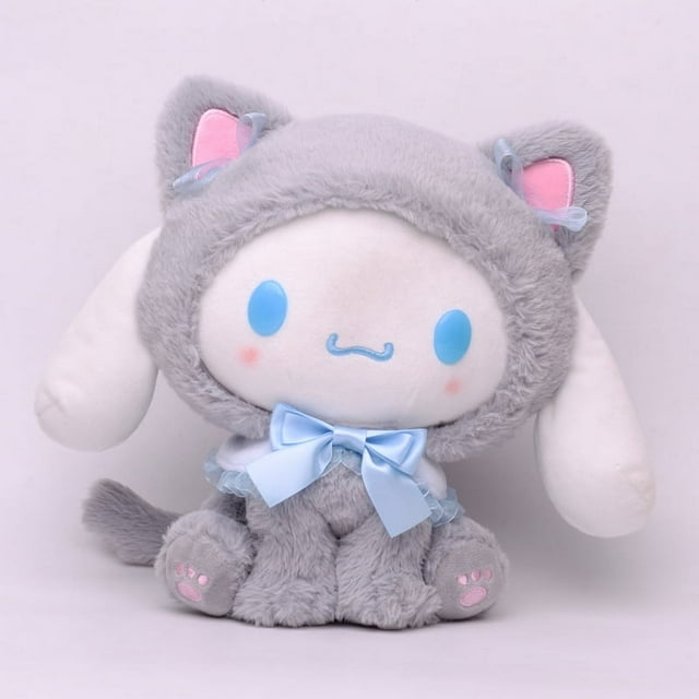 Peluche de Hellokitty Kuromi con melodía, suave y con forma de almohada, ideal como regalo de cumpleaños para novias.