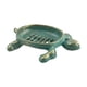 thumbnail image 2 of Jabonera con forma de tortuga, bandeja decorativa, soporte de hierro con fondo hueco, almacenamiento hecho a mano. Verde, 2 of 9