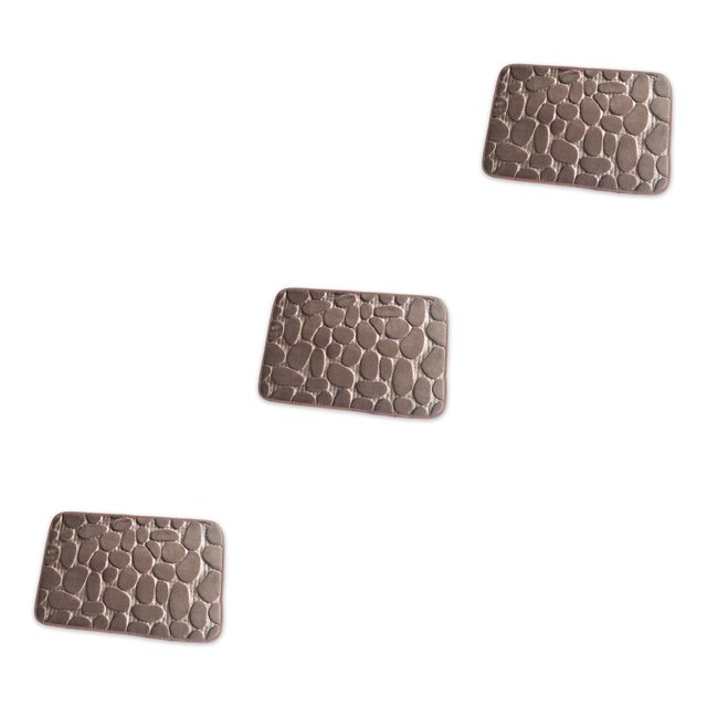 Wosthever Baño Ducha Step-out Mat Agua Secado rápido Absorbente Antideslizante Inodoro Alfombra Sala de estar Alfombrilla de baño Marrón suave, 40x60cm Type1 NO1 Wosthever CBP162236