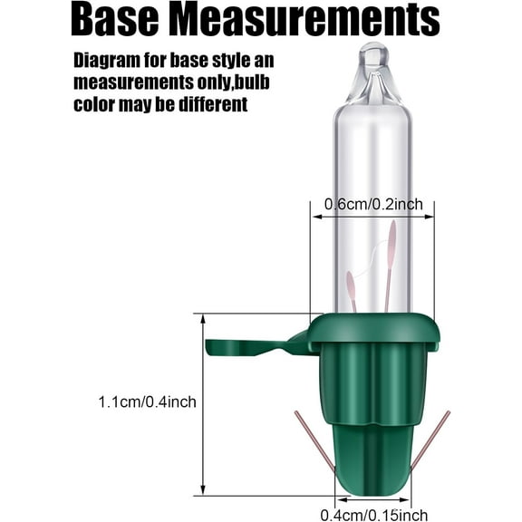 YUYAN-240 Pieces Replacement Christmas Tree Light Bulbs 2.5v 0.425w LED Christmas Incandescent String Light Replacement Bulbs for Prelit Xmas Tree Indoor Outdoor Decor (Clear)