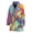 647, variant on Hand Drawn Sunflower Pattern Women Bathrobe One Size Univeral Fits Fashion Lightweight Plush Fleece Long Robe For Women