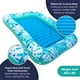 thumbnail image 5 of Tumbona inflable para broncearse para piscina, tamaño Aqua, tamaño extra grande, color verde azulado, 5 of 7