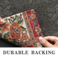 thumbnail image 6 of Red Boho Ethnic Floral Patchwork Pattern Door Rugs,Washable Non Slip Door Mats Indoor,Decorative Door Mats,Entry Mat Indoor for Entrance,Bedroom,Kitchen,Bathroom,16"x47", 6 of 6