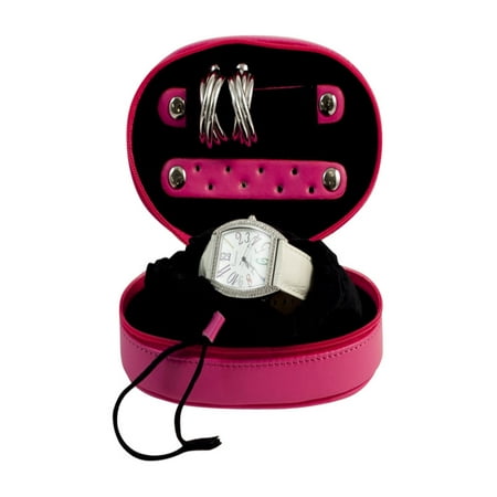Bey - Berk Pink Leatherette Jewelry Box