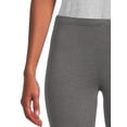 thumbnail image 2 of RealSize Women's Stretch Jersey Capri Leggings, XS-XXXL, 2 of 6