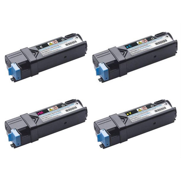 Dell 4Color High Yield Toner Cartridge Set for H625, H825, S2825 Laser