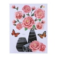 thumbnail image 2 of JeashCHAT 3D Vase Wall Decals Clearance, Stereo Vase Flower and Butterfly Self-Adhesive Waterproof Wall Stickers Removable Wall Decor for Home Furniture Refrigerator TV/Sofa Background Wall, 2 of 2