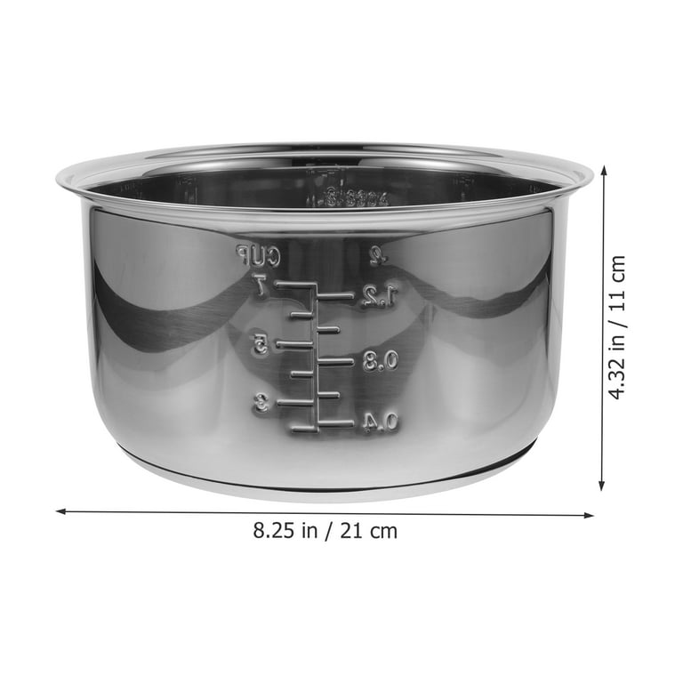 Household Rice Cooker Inner Pot Non-Stick Rice Cooker Pot Electric Cooker Accessory, Size: 23.7x23.7cm