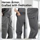 thumbnail image 5 of Set médico Scrub Sumincarly para pantalones deportivos con cuello en V, color gris, 5 of 6