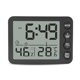 thumbnail image 2 of Termómetro De Interior Higrómetro Con Reloj Despertador Temporizador De Cuenta Regresiva Electrónico Medidor De Humedad De Temperatura Multifuncional Digital Para Hogar Dormitorio Cocina Oficina seitruly HA023466-00, 2 of 7