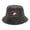 Black, variant on Bucket Hat for Women Men Summer Trendy Cotton Sun Cap Outdoor Vacation Beach Fishing Caps with Embroidery Pattern Green
