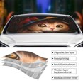 thumbnail image 5 of Disketp Windshield Sun Shade, Car Sun Shade For Front Window Animal Cat Sunshades Sun Visor Protector Blocks Uv Rays Foldable, 5 of 9