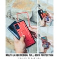 thumbnail image 2 of ArmadilloTek Vanguard Case Designed for Samsung Galaxy A51 4G (2020 Release) Military Grade Full-Body Rugged with Built-in Kickstand [Screenless Version] - Red, 2 of 5
