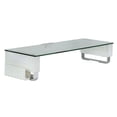 thumbnail image 1 of Support d'Écran en Verre MI-7264 pour Ordinateur de Bureau Riser&44; Verre Trempé Clair, 1 of 5