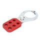 thumbnail image 1 of Cerrojo Con Etiqueta De Bloqueo, Cerrojo De Candado A Prueba De óxido Rojo Y Plateado De 6 Orificios, Uso Seguro Para Fabricación De Automóviles En Plantas Químicas, 1 of 7