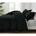 thumbnail image 5 of Chezmoi Collection Logan Black Comforter Set Queen Size 3-Piece Lightweight Soft Stone-Washed Microfiber Bedding Set for All Season (1 Comforter 90x92, 2 Shams), 5 of 9
