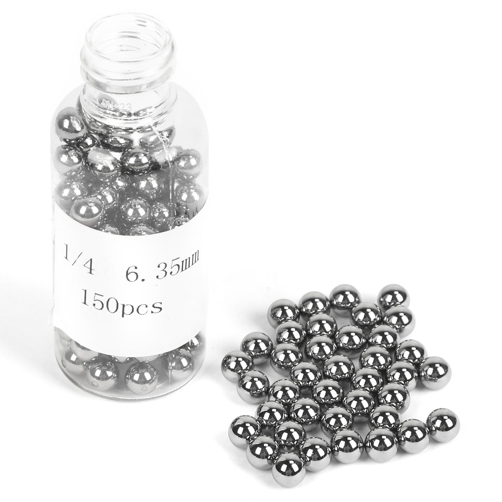 150Pcs Bicycle Bearing Ball Stainless Steel Industrial Hardware Accessories 1/4" 