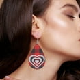 thumbnail image 3 of Pisexur Belleza Maquillaje Pendientes colgantes de gota de agua a cuadrospara mujeres y hombres, 3 of 4