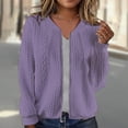 thumbnail image 2 of Women's Long Sleeve Oversized Zip Up Hooded Sweatshirt Casual Jacket With Drawstring And Pockets, 2 of 5