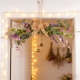 thumbnail image 6 of Wooowa Jute Rope Bow & Bell Hanging Ornament Artificial Wall Decor for Doorway and Fireplace Mantel, 6 of 7