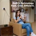 thumbnail image 6 of Greenworks POWERALL 100W USB-C,USB-A GaN II Charger, 3-Port Foldable Compact Fast PPS Wall Charger Type-C, Travel Charger, 6 of 13