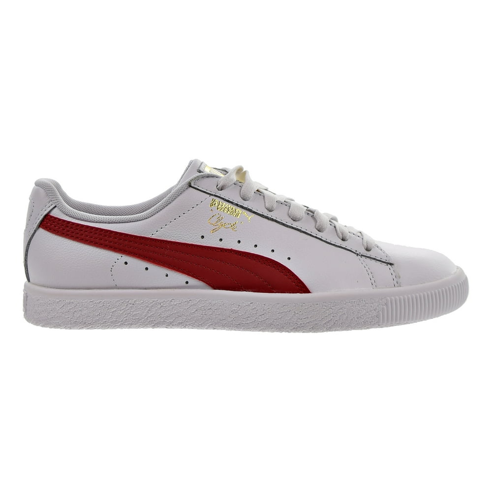 puma clyde core foil white