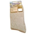 thumbnail image 2 of Meso Women's 3 Pairs Pack Extra Thick Cashmere Wool Socks Diamond Size 8-10(Beige), 2 of 3