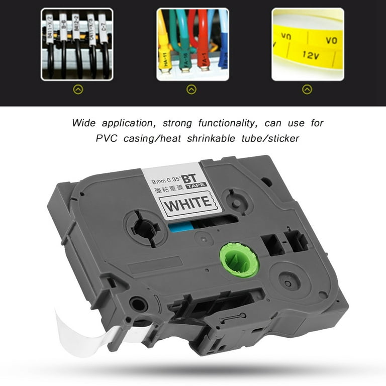 AUST Compatible for Brother TZe-221 P-Touch Black On White