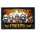 thumbnail image 1 of Halloween 3D Ghost Team Door Mat, Halloween Door Mat, Halloween Mat Home Decration, Horror Pumpkin Halloween Area Rug Decorations Indoor and Outdoor Welcome Doormat, 1 of 6