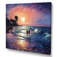 thumbnail image 2 of Designart "Seaside Stroll Beach Photo III" Beach Canvas Print, 2 of 5