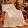 thumbnail image 6 of ROSEKIND  Soft Plush Diamond Jacquard Blanket for Bed Couch Sofa, Warm Lightweight Decorative Home Blanket, All Season Cozy Blanket, 6 of 7