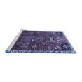 thumbnail image 2 of Ahgly Company Machine Washable Indoor Rectangle Persian Blue Traditional Area Rugs, 2' x 3', 2 of 4